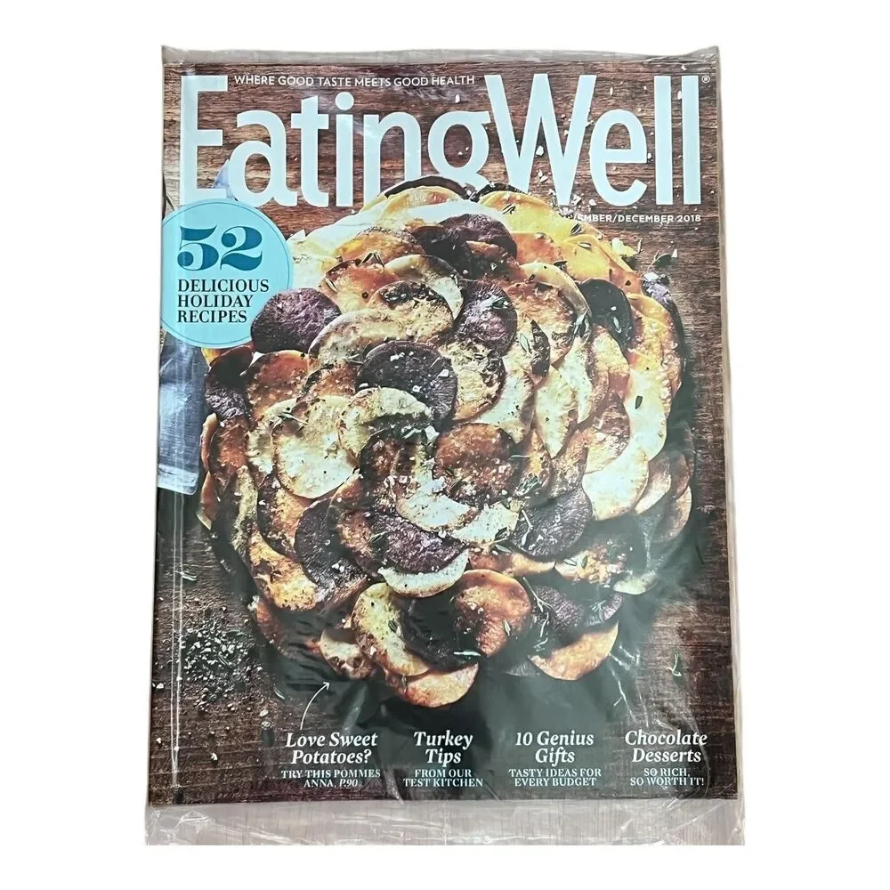 EatingWell Magazine Lot 6 Issues 2017 2018 2021 Holidays Recipes Cooking Food